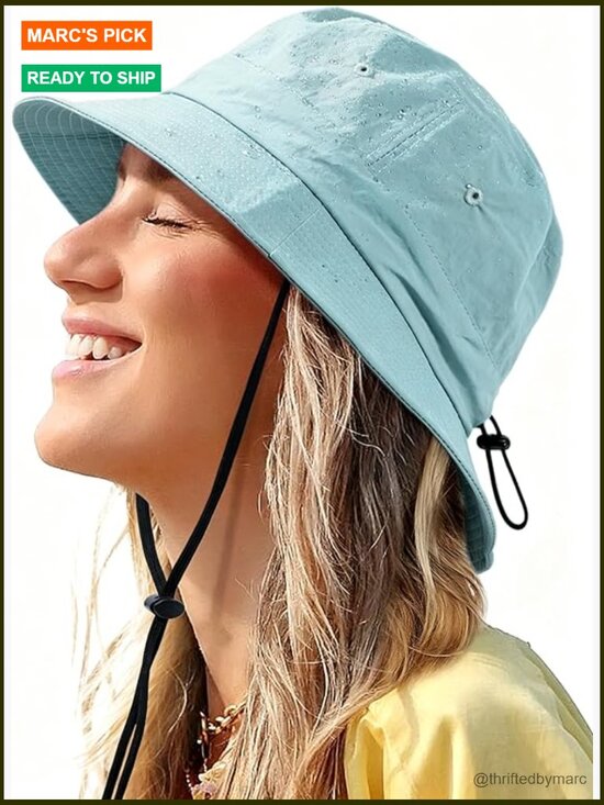 Water-Resistant Bucket Hat UPF 50+ Sun Boonie Foldable Packable Floppy Fishing main image 7